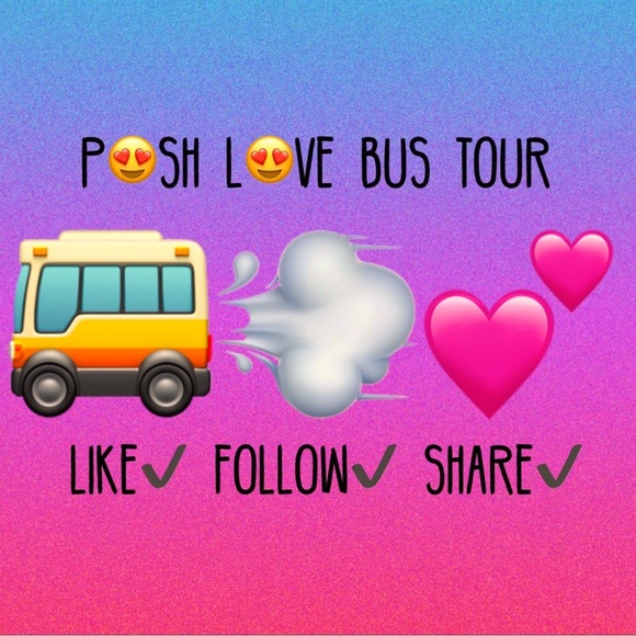 Posh Love Bus Tour 🚌💨💕 ✔️LIKE ✔️ FOLLOW ✔️ SHARE - Picture 1 of 1